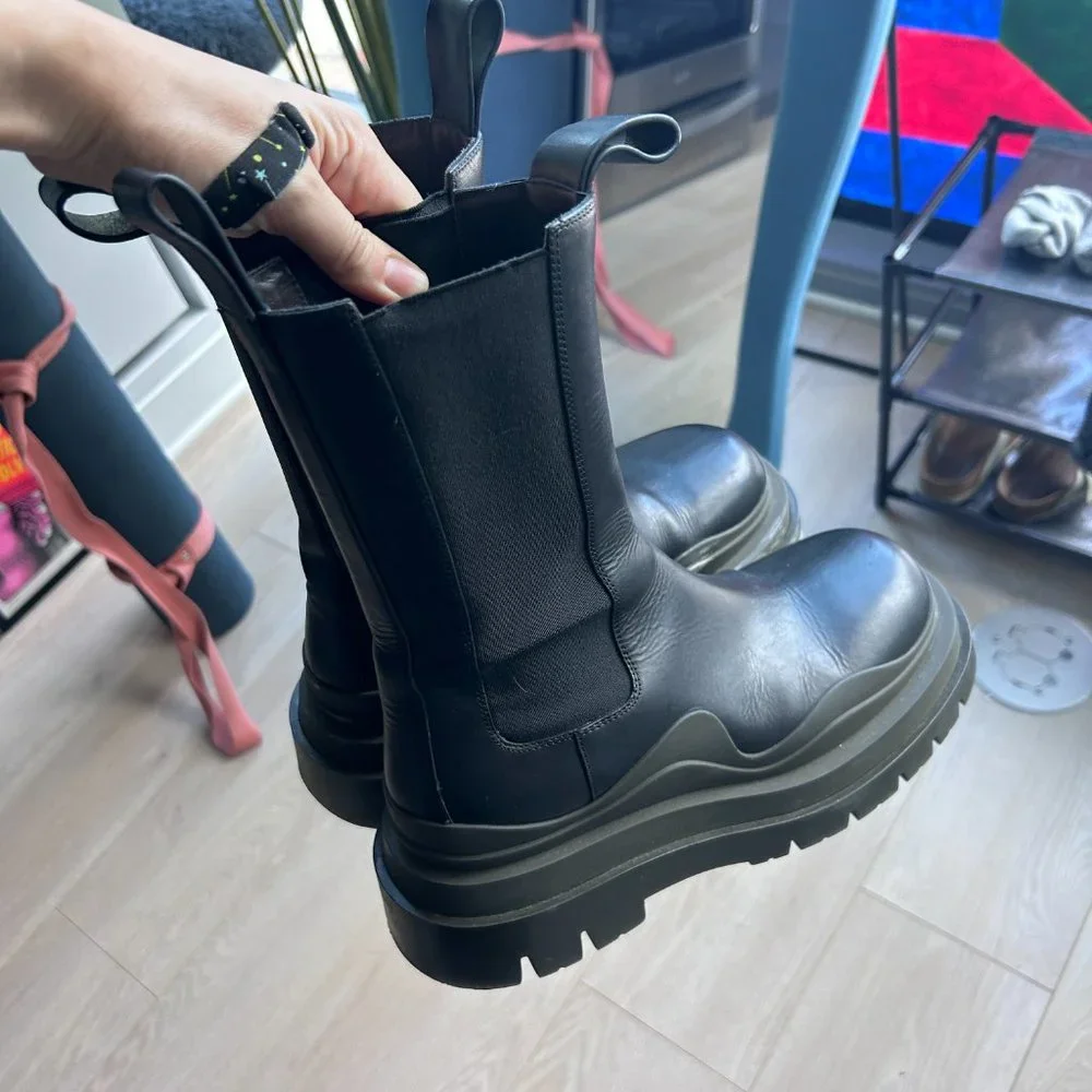 Bottega Veneta Black Ankle Boots - Picture 5 of 5